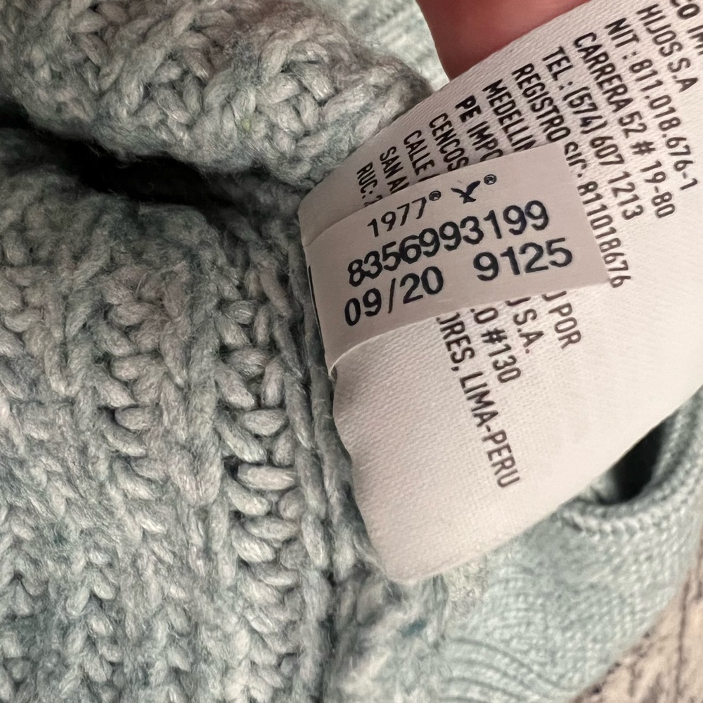 American Eagle Outfitters Knitted Crewneck Side Slit Comfy Cozy Lounge Sweater - Picture 7 of 8